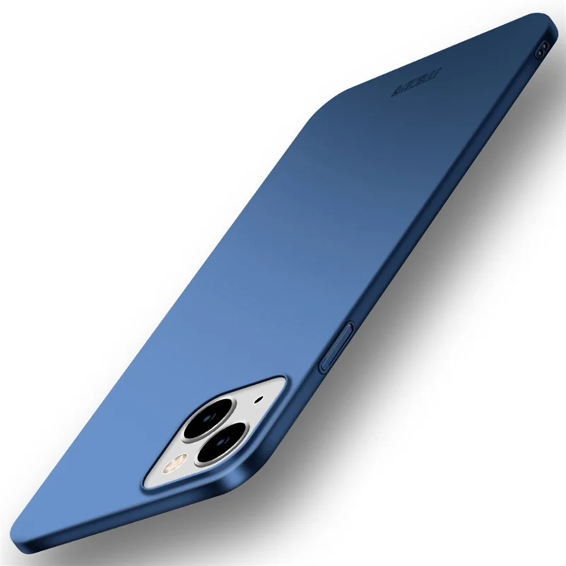 MOFI JK PC Series-1 Shield for iPhone 15 Matte PC Phone Case Dustproof Cell Phone Cover - Blue