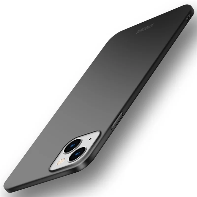 MOFI JK Série PC-1 Coque pour iPhone 15 Pro Anti-empreintes Matte PC Étui Téléphone Portable - Noir 