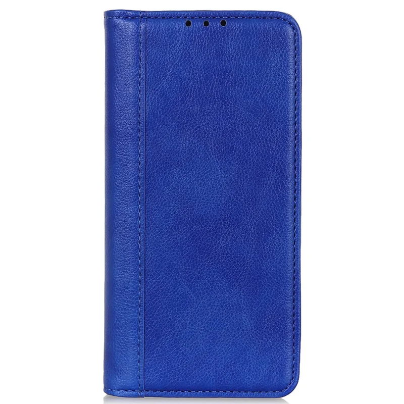 For Nokia G42 Anti-Scratch Litchi Texture Split Leather Phone Case Wallet Stand Dustproof Phone Cover - Blue