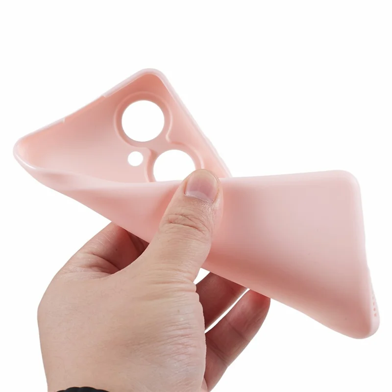 Para Huawei Maimang 20 Candy Color Glossy Phone TPU Case Precise Cutout Protective Phone Cover - Light Pink