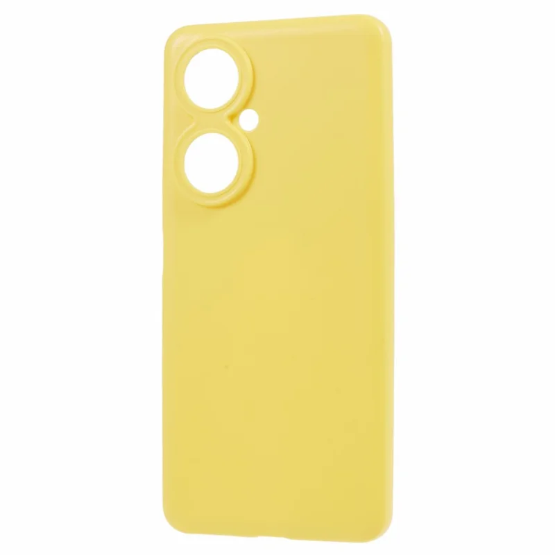 For Huawei Maimang 20 Candy Color Glossy Phone TPU Case Precise Cutout Protective Phone Cover - Yellow