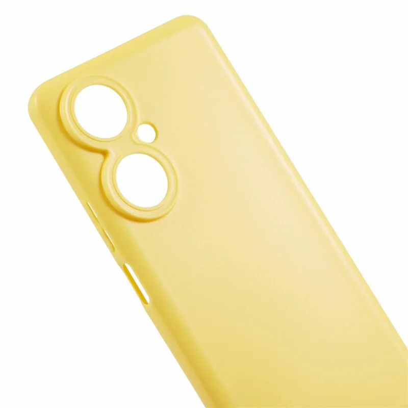 For Huawei Maimang 20 Candy Color Glossy Phone TPU Case Precise Cutout Protective Phone Cover - Yellow