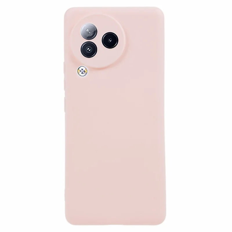 Para Xiaomi Civi 3 5G Funda de teléfono suave de TPU con acabado brillante, color caramelo, con corte preciso - Rosa pálido