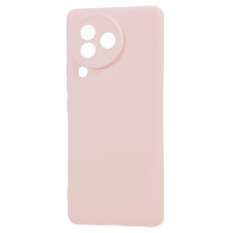 Para Xiaomi Civi 3 5G Funda de teléfono suave de TPU con acabado brillante, color caramelo, con corte preciso - Rosa pálido