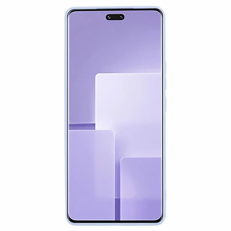 For Xiaomi Civi 3 5G Soft TPU Glossy Phone Case Candy Color Precise Cutout Phone Cover - Light Purple