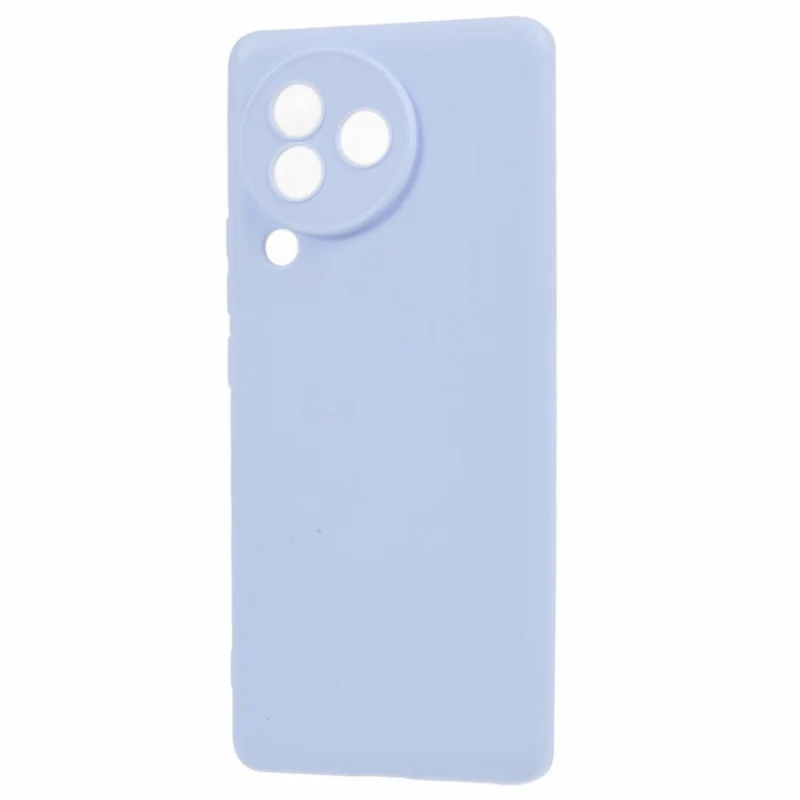 For Xiaomi Civi 3 5G Soft TPU Glossy Phone Case Candy Color Precise Cutout Phone Cover - Light Purple