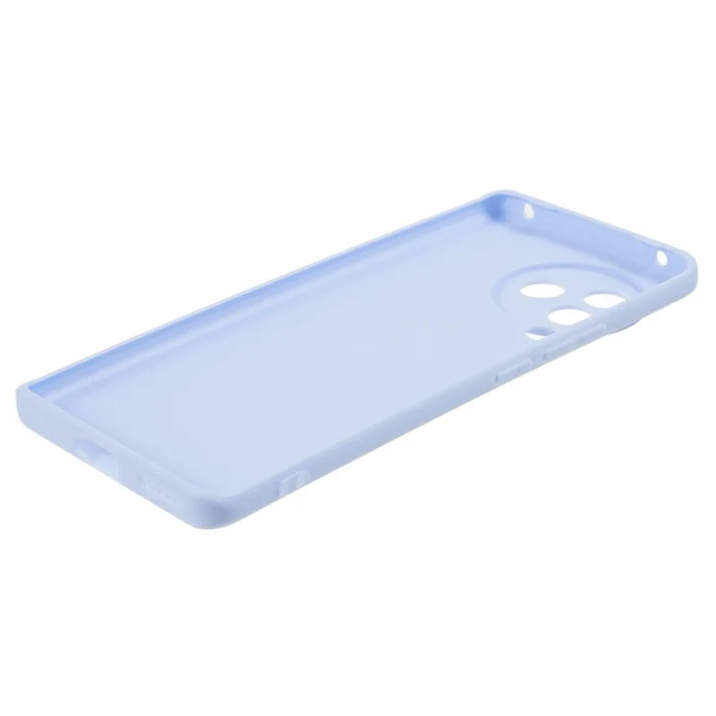 For Xiaomi Civi 3 5G Soft TPU Glossy Phone Case Candy Color Precise Cutout Phone Cover - Light Purple
