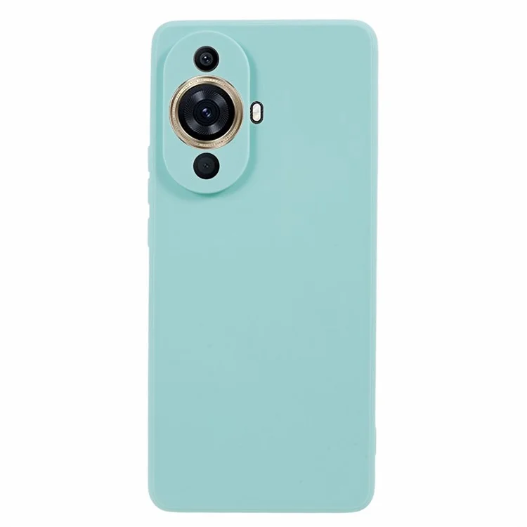 For Huawei nova 11 Pro / nova 11 Ultra Soft TPU Precise Cutout Phone Case Straight Edge Phone Cover - Light Green