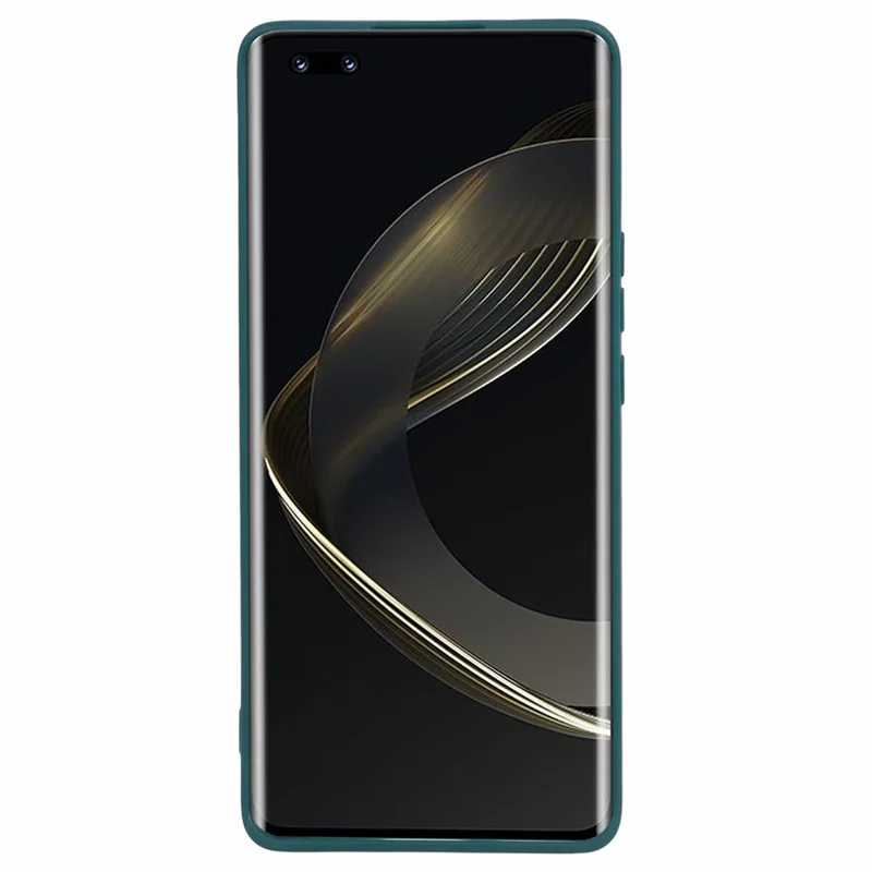 For Huawei nova 11 Pro / nova 11 Ultra Soft TPU Precise Cutout Phone Case Straight Edge Phone Cover - Army Green