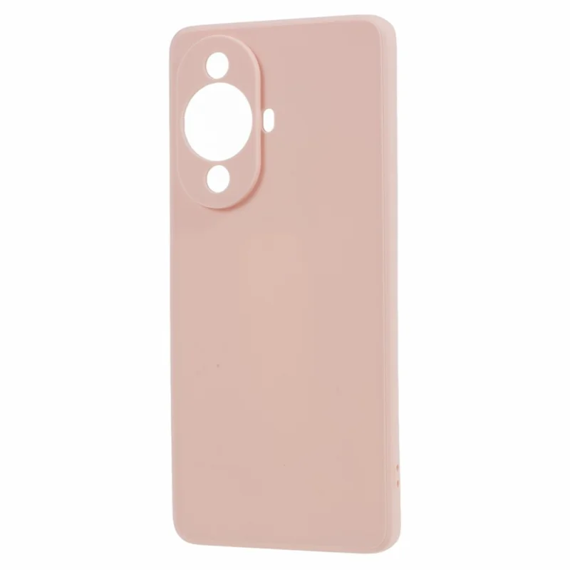 Straight Edge Phone Case for Huawei nova 11 / nova 12s 4G / nova 12 Lite 4G , Precise Cutout Anti-scratch TPU Cover - Pink