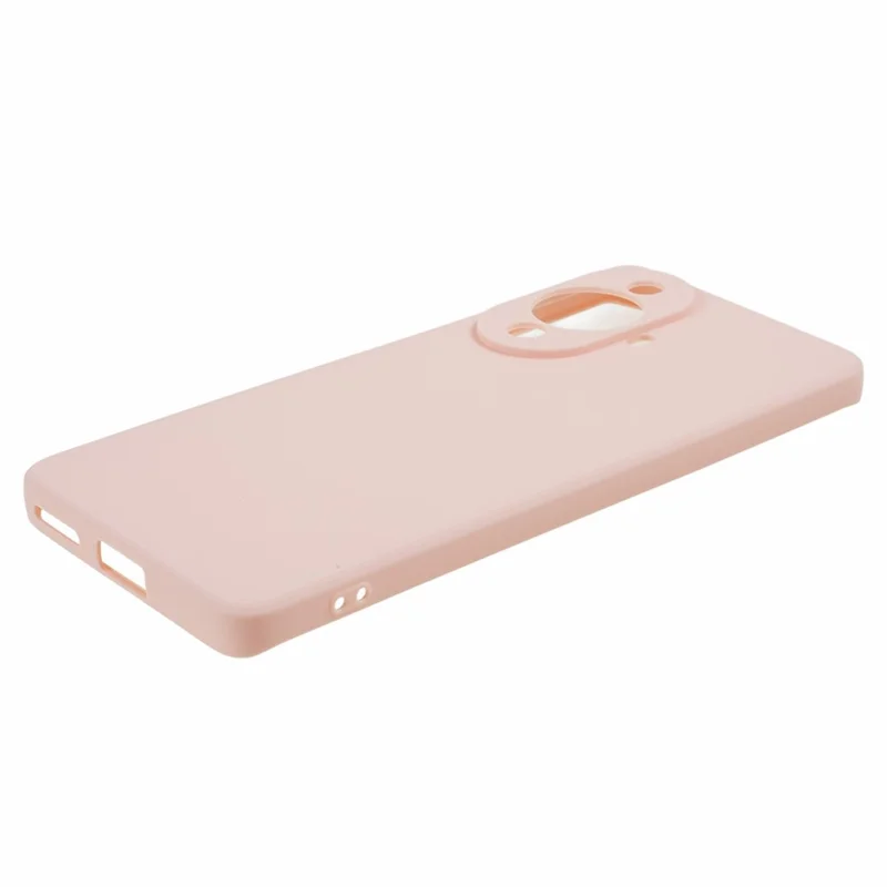 Straight Edge Phone Case for Huawei nova 11 / nova 12s 4G / nova 12 Lite 4G , Precise Cutout Anti-scratch TPU Cover - Pink