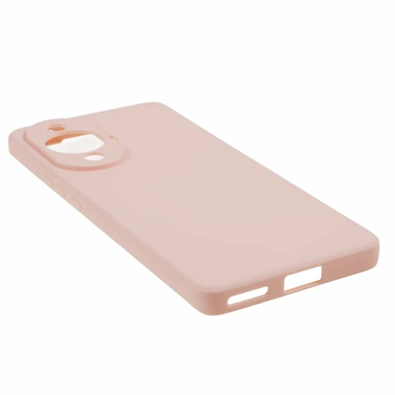 Straight Edge Phone Case for Huawei nova 11 / nova 12s 4G / nova 12 Lite 4G , Precise Cutout Anti-scratch TPU Cover - Pink