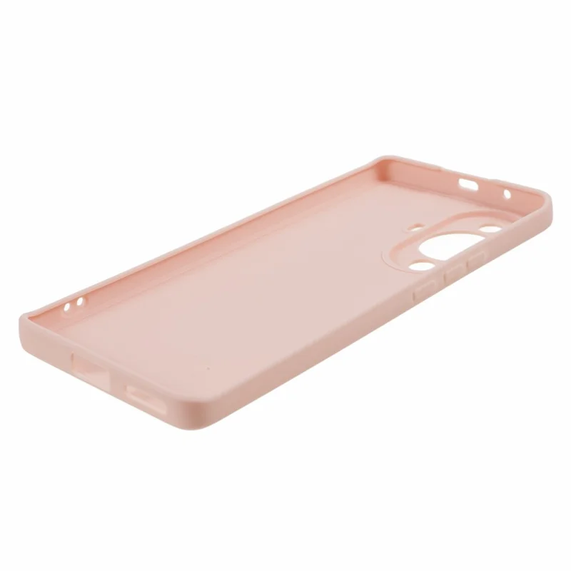 Straight Edge Phone Case for Huawei nova 11 / nova 12s 4G / nova 12 Lite 4G , Precise Cutout Anti-scratch TPU Cover - Pink