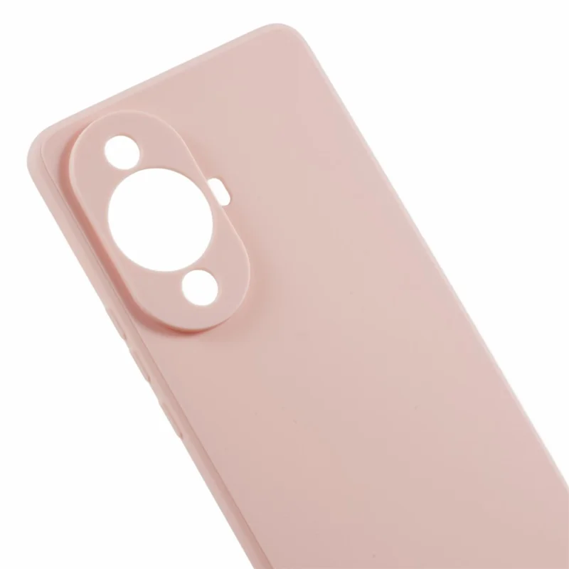 Straight Edge Phone Case for Huawei nova 11 / nova 12s 4G / nova 12 Lite 4G , Precise Cutout Anti-scratch TPU Cover - Pink