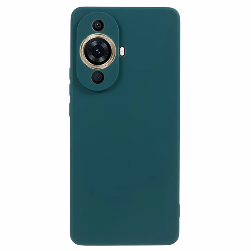 Straight Edge Phone Case for Huawei nova 11 / nova 12s 4G / nova 12 Lite 4G , Precise Cutout Anti-scratch TPU Cover - Army Green