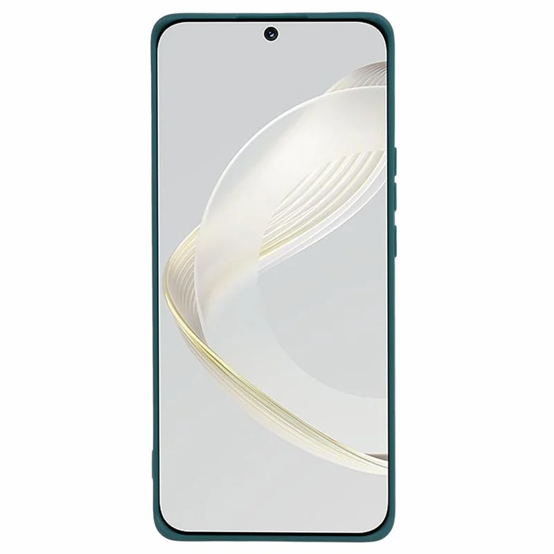 Straight Edge Phone Case for Huawei nova 11 / nova 12s 4G / nova 12 Lite 4G , Precise Cutout Anti-scratch TPU Cover - Army Green