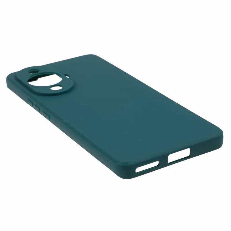 Straight Edge Phone Case for Huawei nova 11 / nova 12s 4G / nova 12 Lite 4G , Precise Cutout Anti-scratch TPU Cover - Army Green