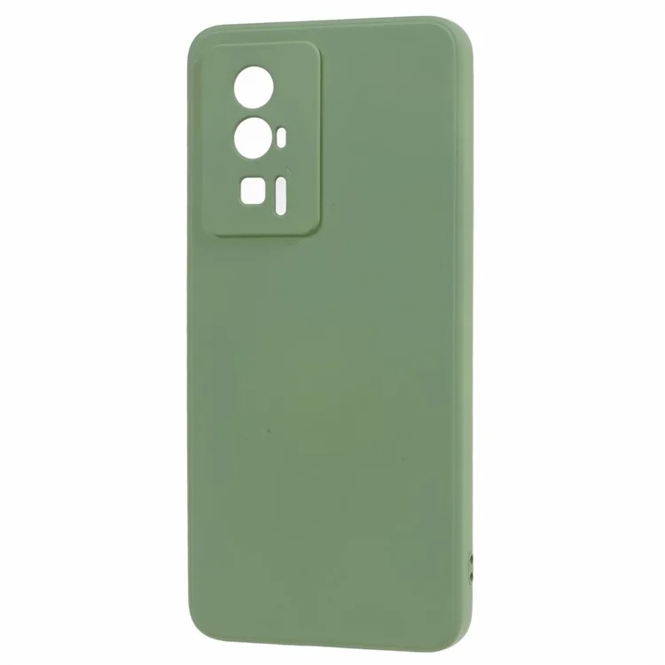 Coque de téléphone TPU pour Xiaomi Redmi K60 5G / K60 Pro 5G / Poco F5 Pro 5G, Revêtement en fibre caoutchouté - Vert haricot