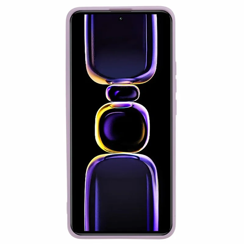 Phone TPU Case for Xiaomi Redmi K60 5G / K60 Pro 5G / Poco F5 Pro 5G , Fiber Lining Rubberized Phone Cover - Purple