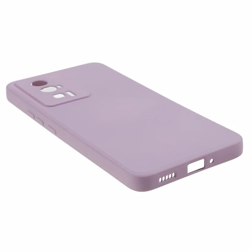 Phone TPU Case for Xiaomi Redmi K60 5G / K60 Pro 5G / Poco F5 Pro 5G , Fiber Lining Rubberized Phone Cover - Purple