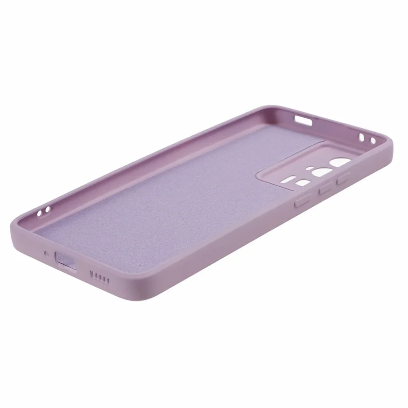 Phone TPU Case for Xiaomi Redmi K60 5G / K60 Pro 5G / Poco F5 Pro 5G , Fiber Lining Rubberized Phone Cover - Purple