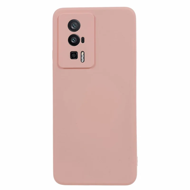 Phone TPU Case for Xiaomi Redmi K60 5G / K60 Pro 5G / Poco F5 Pro 5G , Fiber Lining Rubberized Phone Cover - Pink