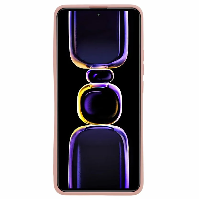 Phone TPU Case for Xiaomi Redmi K60 5G / K60 Pro 5G / Poco F5 Pro 5G , Fiber Lining Rubberized Phone Cover - Pink