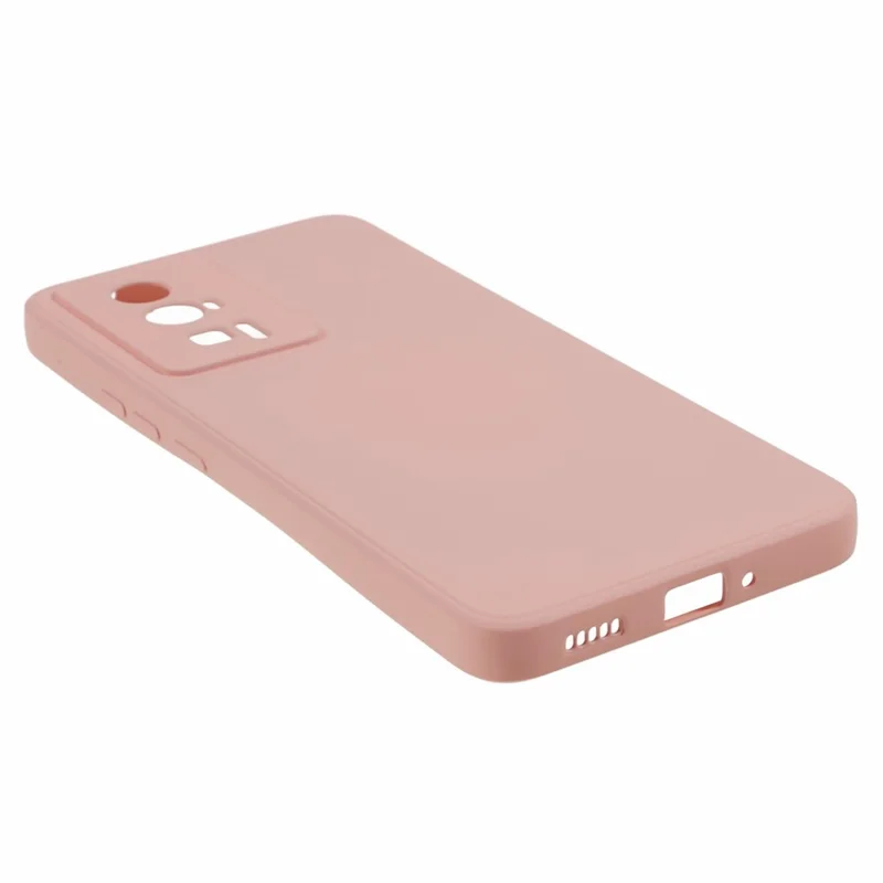 Phone TPU Case for Xiaomi Redmi K60 5G / K60 Pro 5G / Poco F5 Pro 5G , Fiber Lining Rubberized Phone Cover - Pink