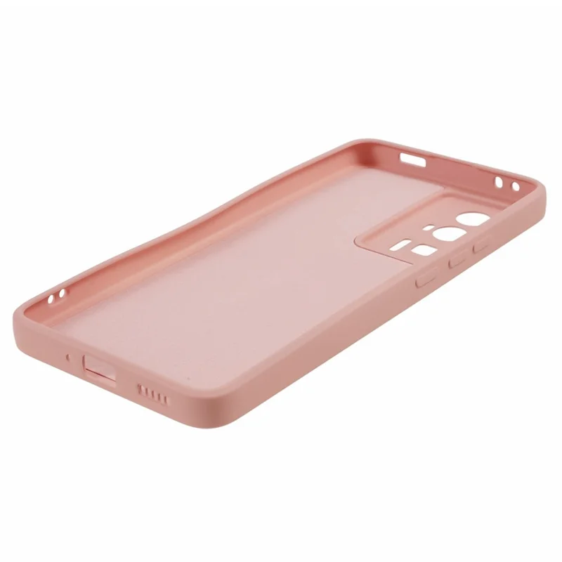 Phone TPU Case for Xiaomi Redmi K60 5G / K60 Pro 5G / Poco F5 Pro 5G , Fiber Lining Rubberized Phone Cover - Pink