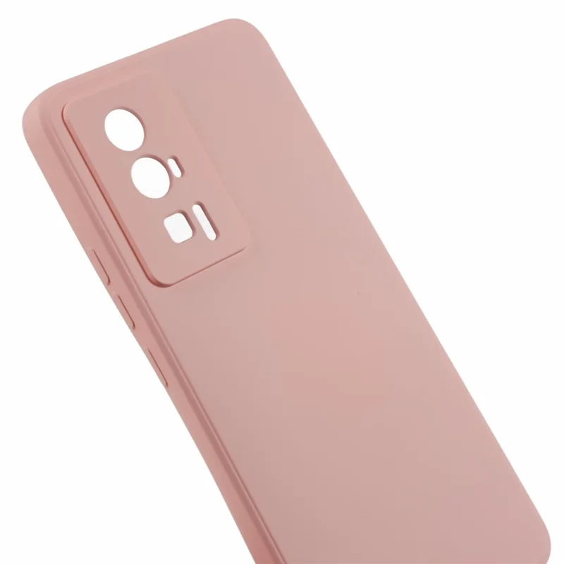 Phone TPU Case for Xiaomi Redmi K60 5G / K60 Pro 5G / Poco F5 Pro 5G , Fiber Lining Rubberized Phone Cover - Pink