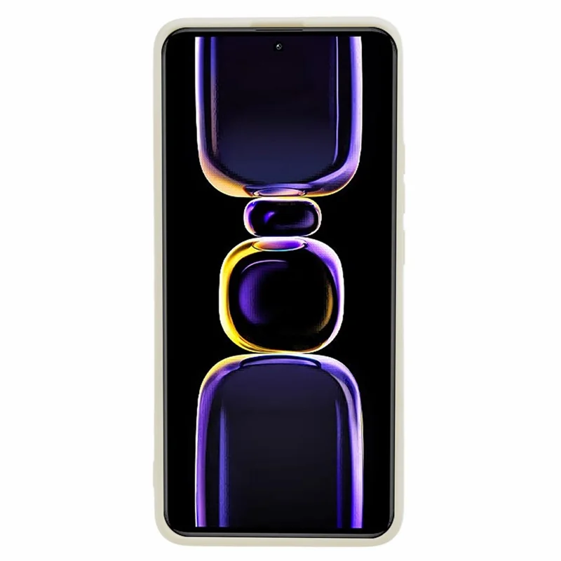 Custodia in TPU per telefono per Xiaomi Redmi K60 5G / K60 Pro 5G / Poco F5 Pro 5G, cover per telefono con rivestimento in fibra - Bianco
