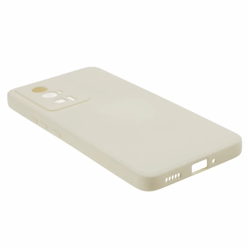 Custodia in TPU per telefono per Xiaomi Redmi K60 5G / K60 Pro 5G / Poco F5 Pro 5G, cover per telefono con rivestimento in fibra - Bianco