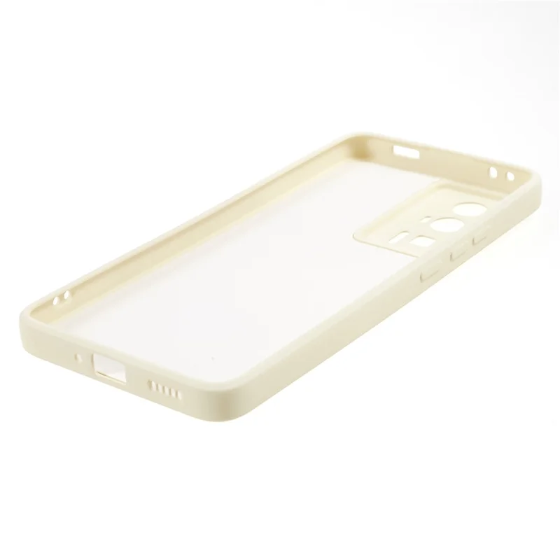 Custodia in TPU per telefono per Xiaomi Redmi K60 5G / K60 Pro 5G / Poco F5 Pro 5G, cover per telefono con rivestimento in fibra - Bianco