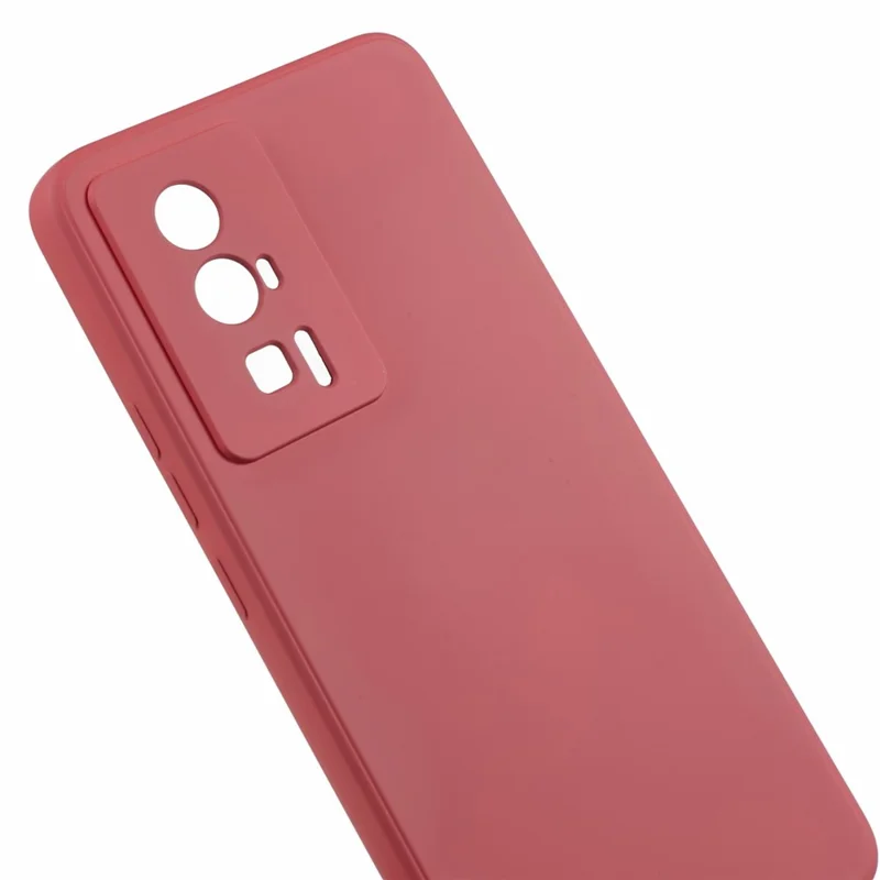 Telefon-TPU-Hülle für Xiaomi Redmi K60 5G / K60 Pro 5G / Poco F5 Pro 5G, Faser-Futter, gummierter Telefonschutz - Weißdorn Rot