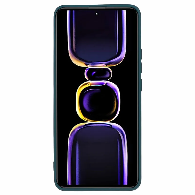 Capa de TPU para celular para Xiaomi Redmi K60 5G / K60 Pro 5G / Poco F5 Pro 5G, capa de telefone revestida de fibra - Verde Exército