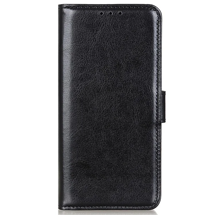 Per Oppo Reno10 Pro 5G (Global) / Reno10 5G (Global) Stand Crazy Horse Texture Cover Wallet PU Leather Cell Phone Case - Nero