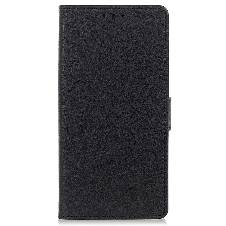 Para Oppo Reno10 Pro 5G (Global) / Reno10 5G (Global) Funda de teléfono tipo cartera con soporte Cubierta de piel de PU con textura - Negro
