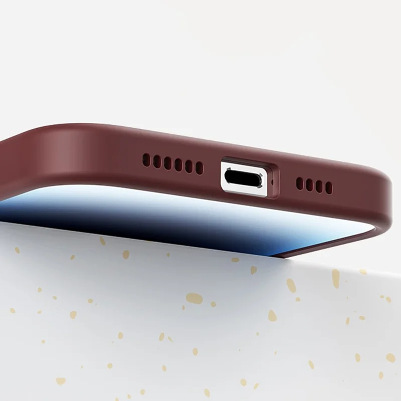 Magnetic Case for iPhone 15 Pro Max PC+TPU Case Compatible with MagSafe Skin-touch Matte Phone Cover - Black