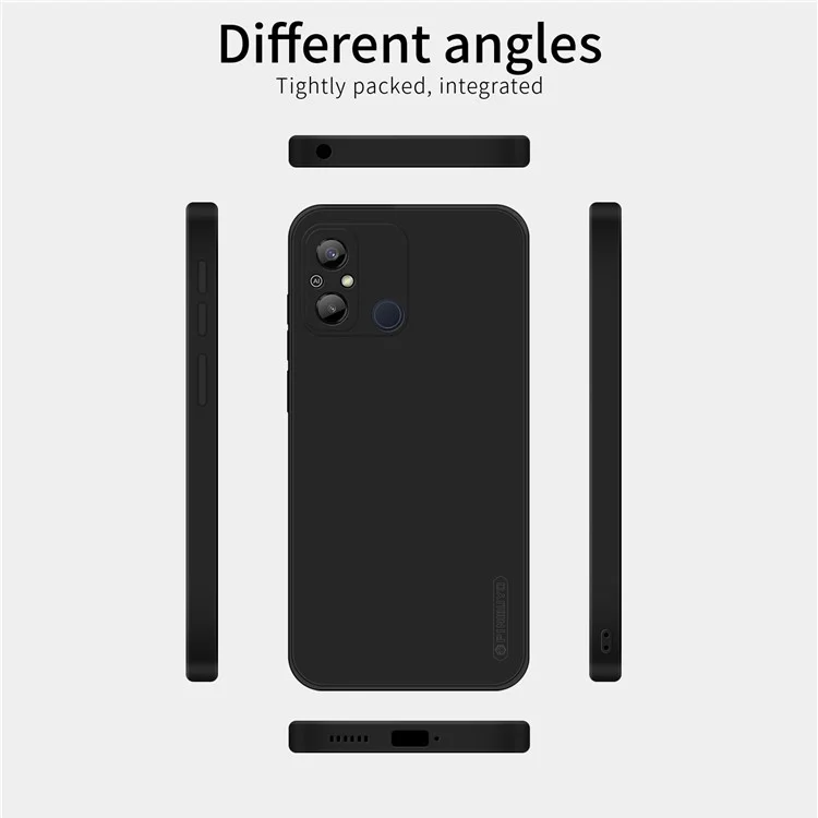 PINWUYO For Xiaomi Redmi 12C 4G TPU Phone Case Precise Cutouts Phone Cover - Dark Blue