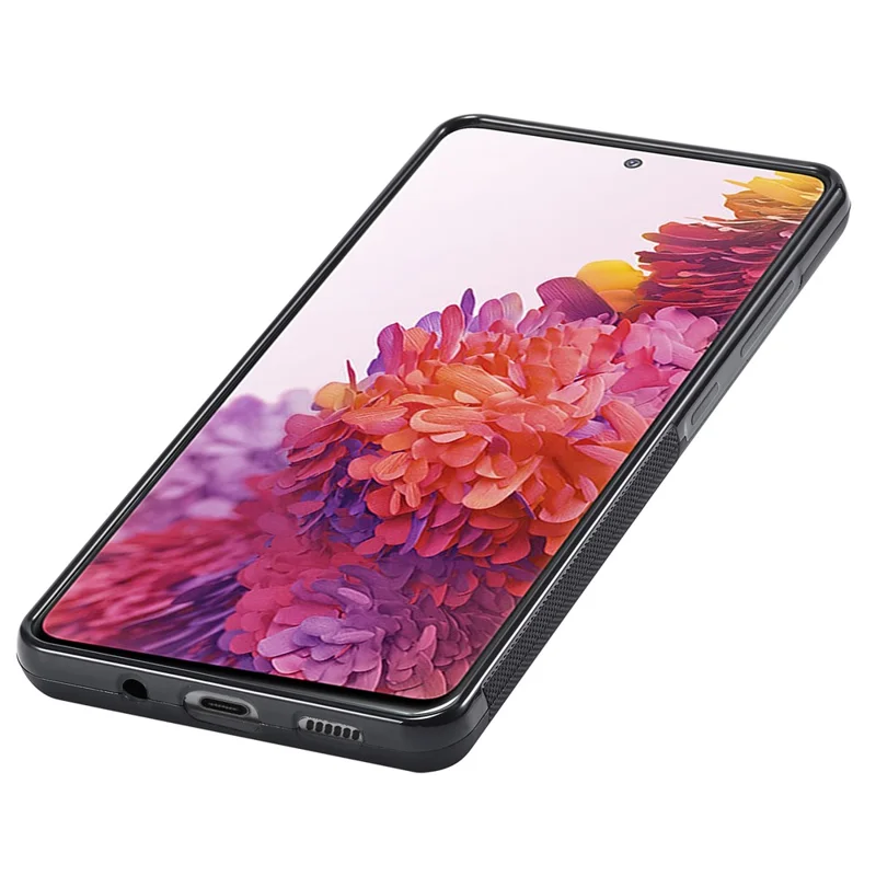 LC.IMEEKE Per Samsung Galaxy Note20 / Note20 5G Custodia Telefonica Fibra di Carbonio Rivestita in Pelle TPU + EVA Cover