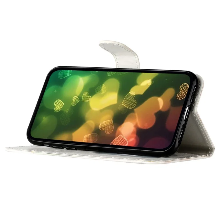 For iPhone 15 Plus PU Leather Wallet Case Pattern Printing Stand Protective Phone Cover - Never Stop Dreaming