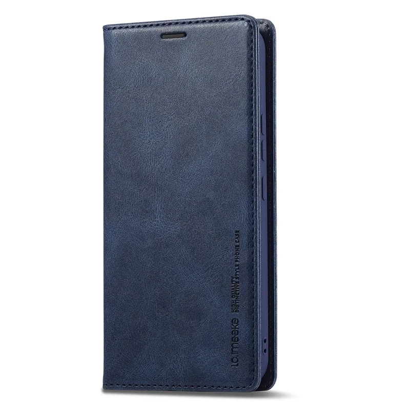 LC.IMEEKE For Samsung Galaxy S23 FE PU Leather RFID Blocking Case Wallet Stand Flip Phone Cover - Blue