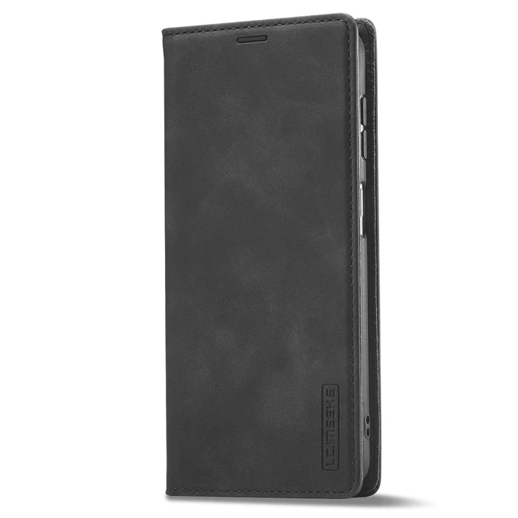 Étui pour téléphone LC.IMEEKE pour Samsung Galaxy S23 FE, portefeuille en cuir microfibre avec support - Noir