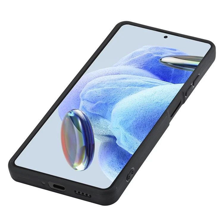 LC.IMEEKE для Xiaomi Redmi Note 12 5G (Китай) / (Индия) / (Глобальный) / Poco X5 5G Чехол с текстурой углеродного волокна, ударопрочный PU-кожа + TPU + EVA