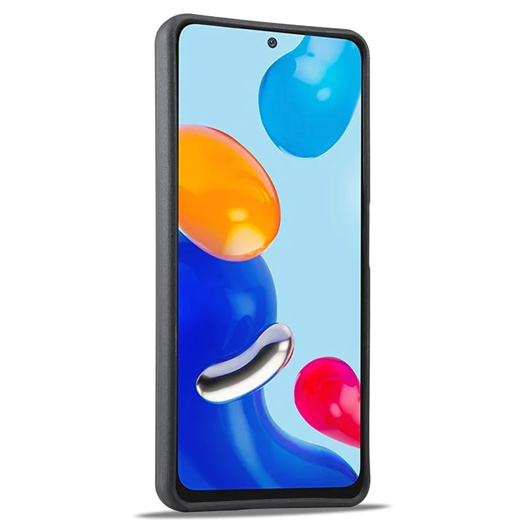 LC.IMEEKE Anti-drop Case for Xiaomi Redmi Note 11 Pro 4G (MediaTek) / 11 Pro 5G (Qualcomm) / 12 Pro 4G , Carbon Fiber Texture PU Leather+TPU+EVA Phone Back Cover