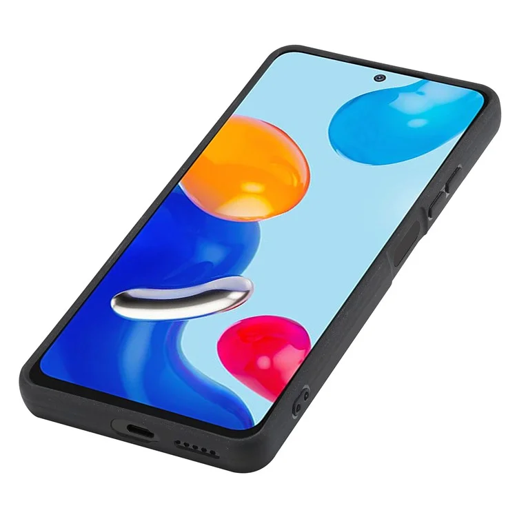 LC.IMEEKE Anti-drop Case for Xiaomi Redmi Note 11 Pro 4G (MediaTek) / 11 Pro 5G (Qualcomm) / 12 Pro 4G , Carbon Fiber Texture PU Leather+TPU+EVA Phone Back Cover