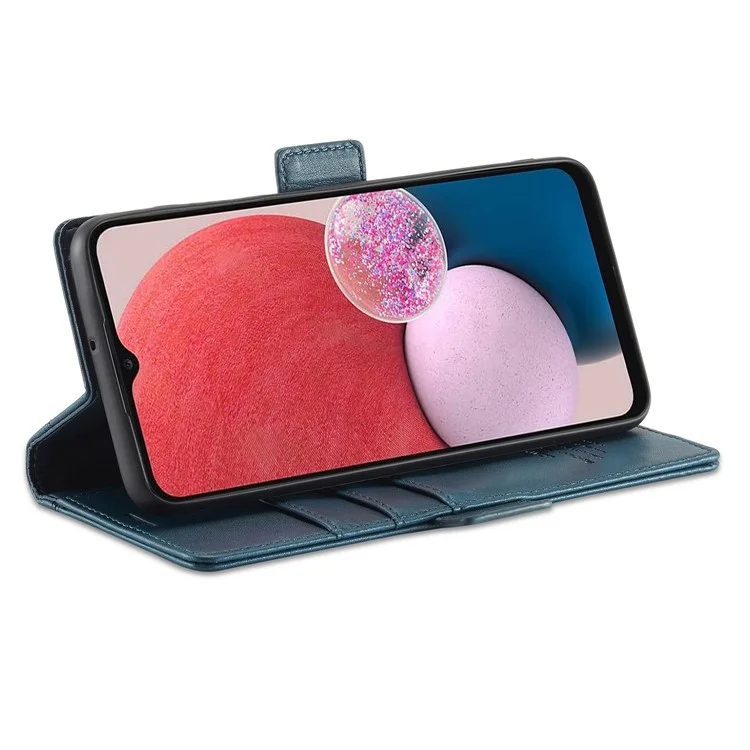 LC.IMEEKE Handyhülle für Samsung Galaxy A13 4G / 5G / A04 4G / A04s 4G, PU-Leder Ständer Brieftasche Hülle - Grün