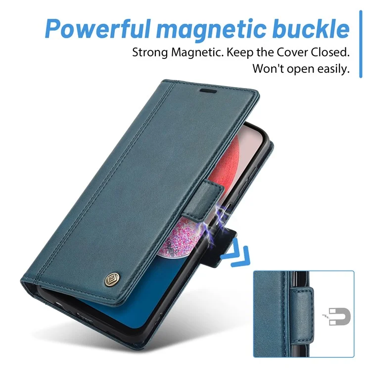 LC.IMEEKE Handyhülle für Samsung Galaxy A13 4G / 5G / A04 4G / A04s 4G, PU-Leder Ständer Brieftasche Hülle - Grün