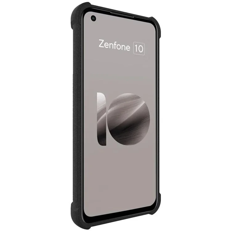 IMAK Pour Asus Zenfone 10 5G Coque de protection de téléphone mate Étui en TPU souple antichoc - Noir