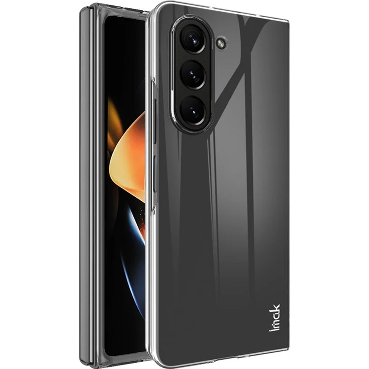 IMAK Crystal Case II Pro Phone Case for Samsung Galaxy Z Fold5 5G , Two-Piece Design Hard PC Clear Cover (Upper Cover+Lower Cover)